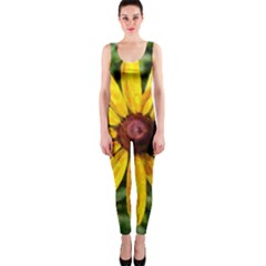 Sunflower Painting One Piece Catsuit by ExtraGoodSauce