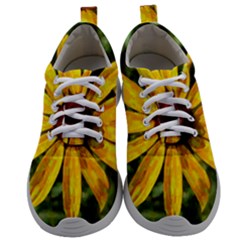 Sunflower Painting Mens Athletic Shoes by ExtraGoodSauce