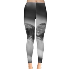 Black And White Snake Leggings  by ExtraGoodSauce