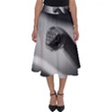 Black and White Snake Perfect Length Midi Skirt View1