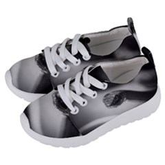 Black And White Snake Kids  Lightweight Sports Shoes by ExtraGoodSauce