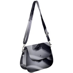 Black And White Snake Saddle Handbag by ExtraAwesomeSauce