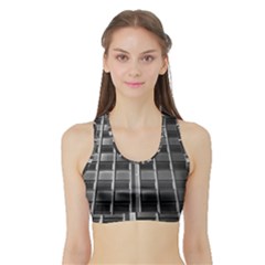 Urban Environment Sports Bra With Border by ExtraGoodSauce