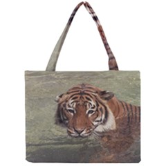 Swimming Tiger Mini Tote Bag by ExtraGoodSauce