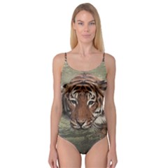 Swimming Tiger Camisole Leotard  by ExtraGoodSauce