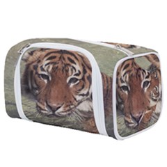 Swimming Tiger Toiletries Pouch by ExtraGoodSauce