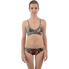 Swimming Tiger Wrap Around Bikini Set by ExtraGoodSauce