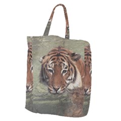 Swimming Tiger Giant Grocery Tote by ExtraGoodSauce