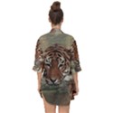 Swimming Tiger Open Front Chiffon Kimono View2