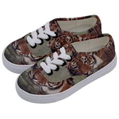 Swimming Tiger Kids  Classic Low Top Sneakers by ExtraGoodSauce