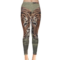 Swimming Tiger Inside Out Leggings by ExtraGoodSauce