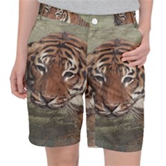 Swimming Tiger Pocket Shorts by ExtraGoodSauce