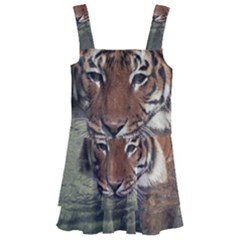 Swimming Tiger Kids  Layered Skirt Swimsuit by ExtraGoodSauce