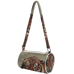 Swimming Tiger Mini Cylinder Bag by ExtraGoodSauce