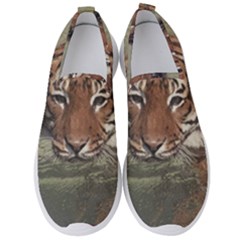 Swimming Tiger Men s Slip On Sneakers by ExtraGoodSauce