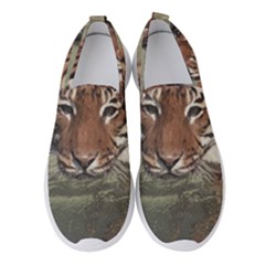 Swimming Tiger Women s Slip On Sneakers by ExtraGoodSauce