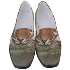 Swimming Tiger Women s Classic Loafer Heels by ExtraGoodSauce