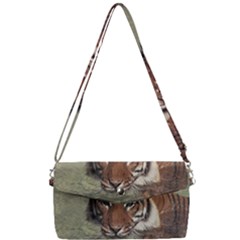 Swimming Tiger Removable Strap Clutch Bag by ExtraGoodSauce