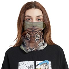 Swimming Tiger Face Covering Bandana (two Sides) by ExtraGoodSauce