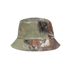 Swimming Tiger Bucket Hat (kids) by ExtraGoodSauce