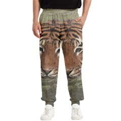 Swimming Tiger Men s Elastic Waist Pants by ExtraGoodSauce