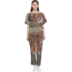 Swimming Tiger Batwing Lightweight Jumpsuit by ExtraGoodSauce