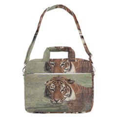 Swimming Tiger Macbook Pro Shoulder Laptop Bag (large) by ExtraGoodSauce