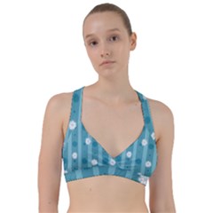 Gardenia Flowers White Blue Sweetheart Sports Bra by Dutashop