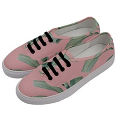 Banana Leaf On Pink Men s Classic Low Top Sneakers by goljakoff