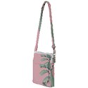 Banana leaf on pink Multi Function Travel Bag View1