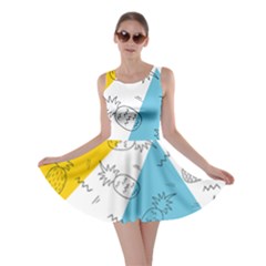 Pineapples Pop Art Skater Dress by goljakoff