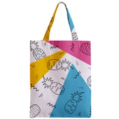 Pineapples Pop Art Zipper Classic Tote Bag by goljakoff