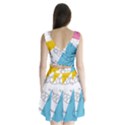 Pineapples pop art Split Back Mini Dress  View2