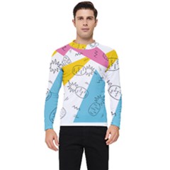 Pineapples Pop Art Men s Long Sleeve Rash Guard by goljakoff