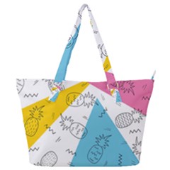 Pineapples Pop Art Full Print Shoulder Bag by goljakoff