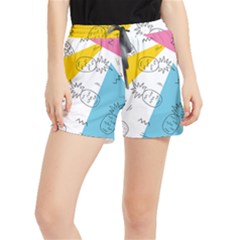 Pineapples Pop Art Runner Shorts by goljakoff