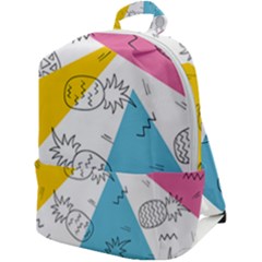 Pineapples Pop Art Zip Up Backpack by goljakoff