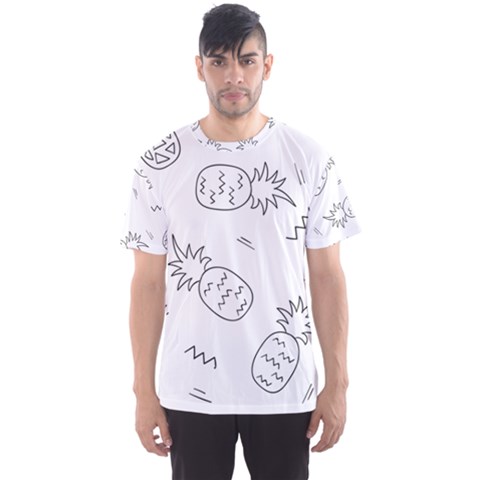 Pineapples Doodles Men s Sport Mesh Tee by goljakoff