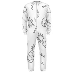 Pineapples Doodles Onepiece Jumpsuit (men)  by goljakoff