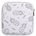 Pineapples doodles Mini Square Pouch View2