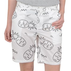 Pineapples Doodles Pocket Shorts by goljakoff