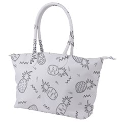 Pineapples Doodles Canvas Shoulder Bag by goljakoff