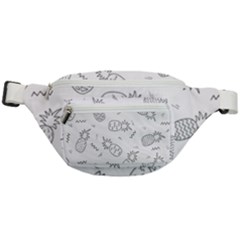 Pineapples Doodles Fanny Pack by goljakoff