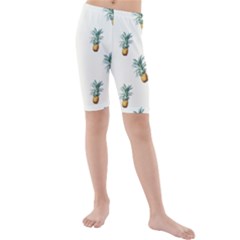 Pineapples Kids  Mid Length Swim Shorts