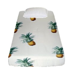 Pineapples Fitted Sheet (single Size) by goljakoff