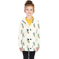 Pineapples Kids  Double Breasted Button Coat by goljakoff