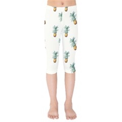 Pineapples Kids  Capri Leggings 