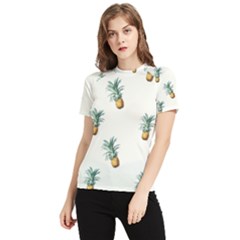 Pineapples Women s Short Sleeve Rash Guard