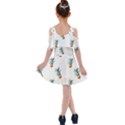 Pineapples Kids  Shoulder Cutout Chiffon Dress View2