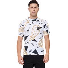 Golden Pineapples Men s Short Sleeve Rash Guard by goljakoff